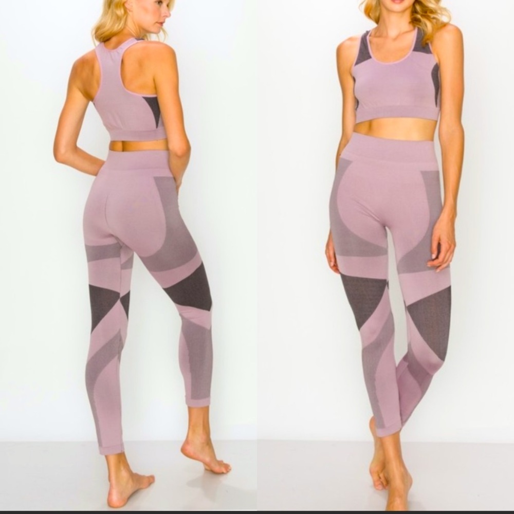Pink workout set